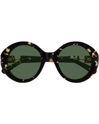 Chloé - Chloé Eyewear Round Frame Sunglasses - Lyst