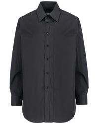 MM6 by Maison Martin Margiela - Long Sleeved Buttoned Shirt - Lyst