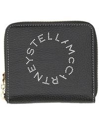 Stella McCartney - Logo Printed Zip-Around Wallet - Lyst