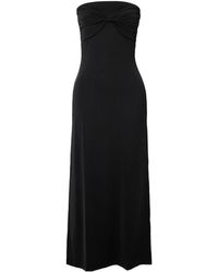 TOVE - Cate Strapless Twist-Front Stretch-Jersey Midi Dress - Lyst