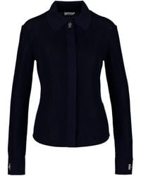 Ferragamo - Long-Sleeve Knit Top - Lyst