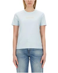 Lanvin - Crewneck Short-Sleeved T-Shirt - Lyst