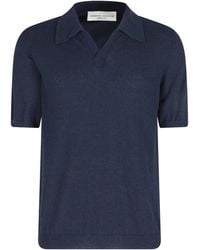 Roberto Collina - Short-Sleeved Polo Shirt - Lyst