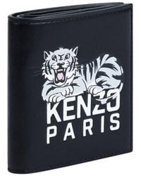KENZO - Varsity Logo Detailed Mini Wallet - Lyst