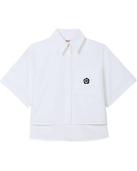 KENZO - 'Boke Flower 2.0' Embroidered Short Slevee Shirt - Lyst