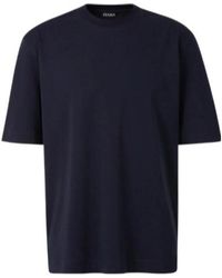 ZEGNA - Round Neck Short Sleeve T-Shirt - Lyst