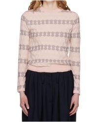 OPEN YY - Jacquard Pullover Sweater - Lyst