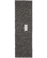 Maison Margiela - Ribbed-Knit Wool Scarf - Lyst