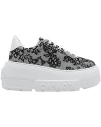 Casadei - Nexus Rigel Lace Platform Low-Tops - Lyst