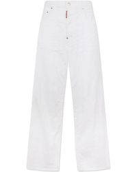 DSquared² - Wide-Leg Denim Jeans - Lyst