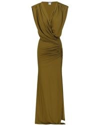 Amazuìn - Meghan Draped Maxi Dress - Lyst