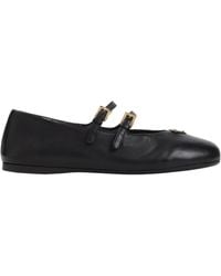 Prada - Double Strap Ballet Flats - Lyst