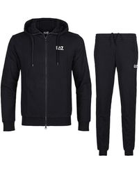 EA7 - Zip-Up Tracksuit Set - Lyst