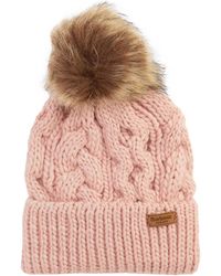Barbour - Cable Knit Beanie - Lyst