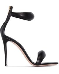 Gianvito Rossi - Bijoux Leather Heel Sandals - Lyst