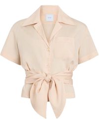 Patou - Knotted Striped-Pattern Shirt - Lyst
