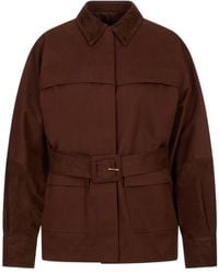 Fabiana Filippi - Belted Casual Jacket - Lyst
