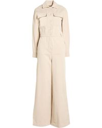 Weekend by Maxmara - Solid Color Long-Sleeve Jumpsuit - Lyst