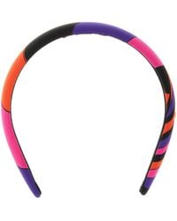PUCCI - Pucci Iride Padded Headband - Lyst