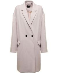 Isabel Marant - Double-Breasted Long-Sleeved Coat - Lyst