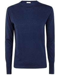 Aspesi - Fine Knit Crew Neck Sweater - Lyst