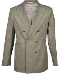Brunello Cucinelli - Long-Sleeved Suit - Lyst