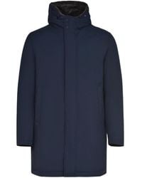 Herno - Light Faux Fur Hooded Long Parka - Lyst
