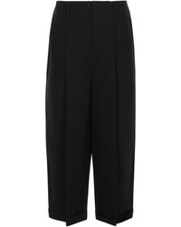 Ann Demeulemeester - Agdar Pleated Tapered Trousers - Lyst