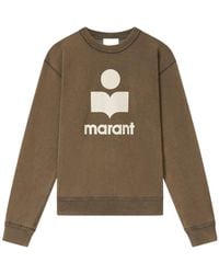Isabel Marant - Mikoy Logo Printed Sweatshirt - Lyst