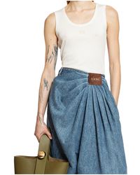 Loewe - Anagram Sleeveless Tank Top - Lyst