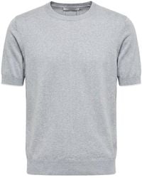 Peserico - Short-Sleeved Crewneck Jumper - Lyst