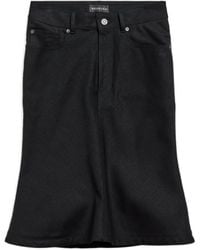 Balenciaga - Godet Midi Skirt - Lyst