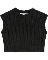 Max Mara - Sleeveless Knitted Top - Lyst