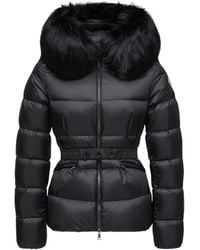 Moncler - Boed Fur-Trim Hooded Padded Jacket - Lyst