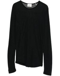 Isabel Marant - Sheer-Panel Long-Sleeve Top - Lyst