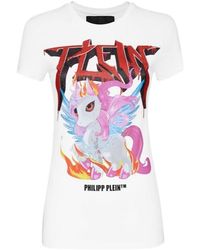 Philipp Plein - Logo Details T-Shirt - Lyst