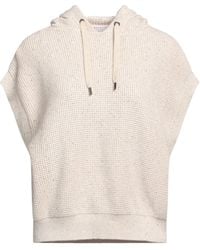 Brunello Cucinelli - Solid Color Sleeveless Knit Top - Lyst