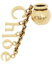 Chloé - Chloé Sphere Logo Letters Dice Bracelet Pendant - Lyst