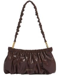 Marni - Gathered Shoulder Bag - Lyst