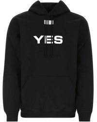 VTMNTS - Yes No Printed Drawstring Hoodie - Lyst
