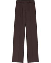 Sportmax - High Waist Straight Leg Pants - Lyst