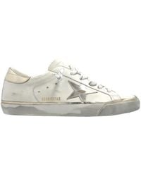 Golden Goose - Classic Round Toe Sneakers With Branded Heel Counter - Lyst