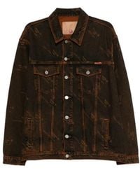 Martine Rose - Button-Up Denim Jacket - Lyst