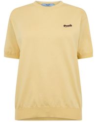 Prada - Short-Sleeved Knit Top - Lyst