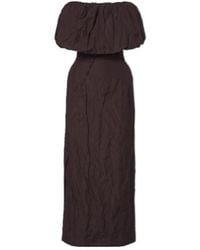 Magda Butrym - Cotton And Silk Corset Dress - Lyst
