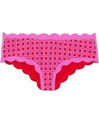 Marysia Swim - Spring Scalloped Laser-Cut Bikini Briefs - Lyst