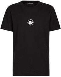 Dolce & Gabbana - Marina Printed Short-Sleeved T-Shirt - Lyst
