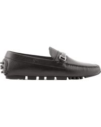 Emporio Armani - Round-Toe Loafers - Lyst