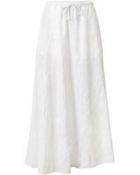 Closed - Maxi Skirt Made Of Linen - Lyst
