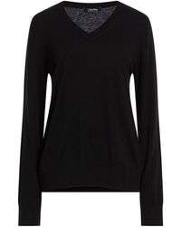 Max Mara - Solid Color Knitted V-Neck Long Sleeve Shirt - Lyst